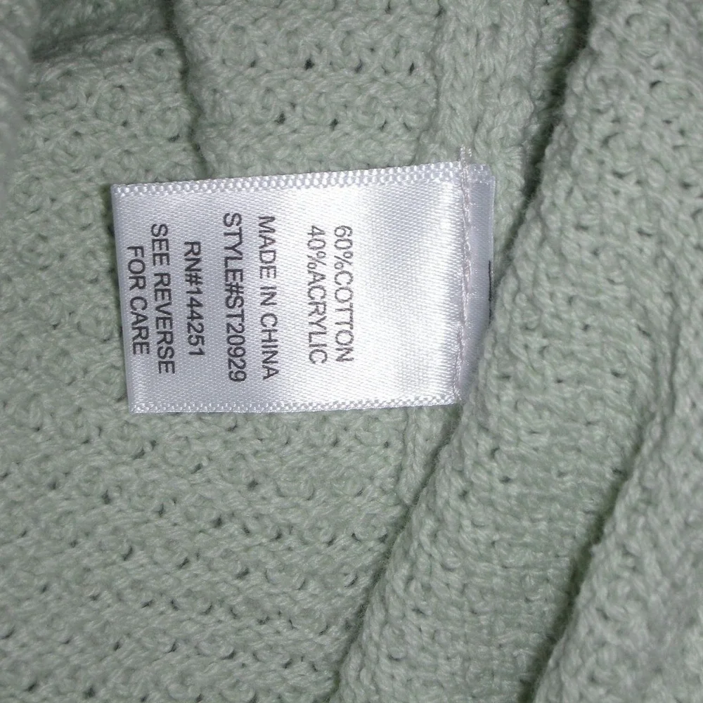 Sincerely Jules Mint Green Knit Lounge Set Matching Waffle Knit Cottagecore XS M
